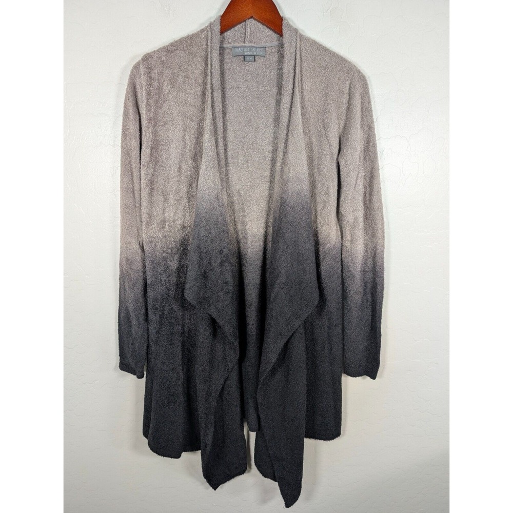 Barefoot Dreams Sweater‎ Women Small Medium Cozy Chic Lite Cardigan Purple Ombre